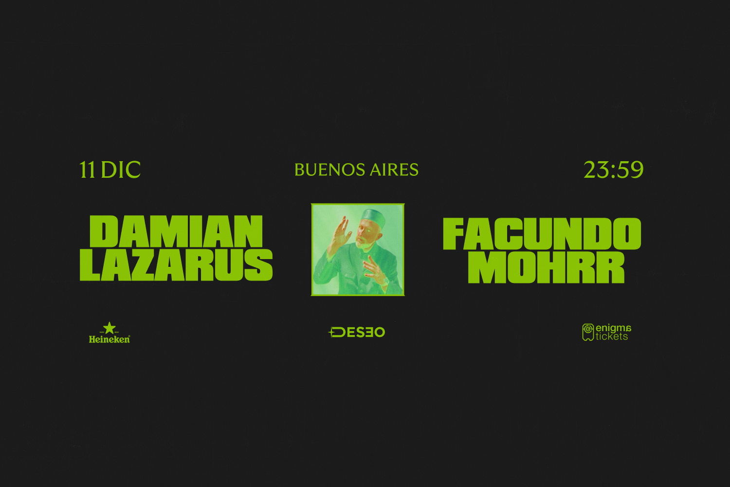 Flyer de DESEO PRES. LAZARUS